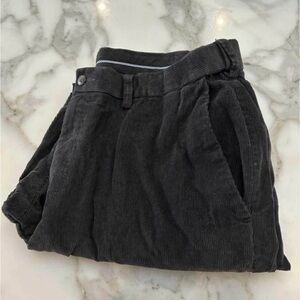 Haggar Men's Corduroy Pants in Charcoal